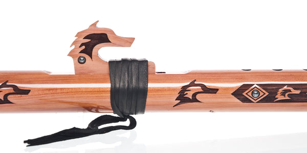 Gray Wolf - key of G - Signature Series Native Flute - High Spirits Flutes