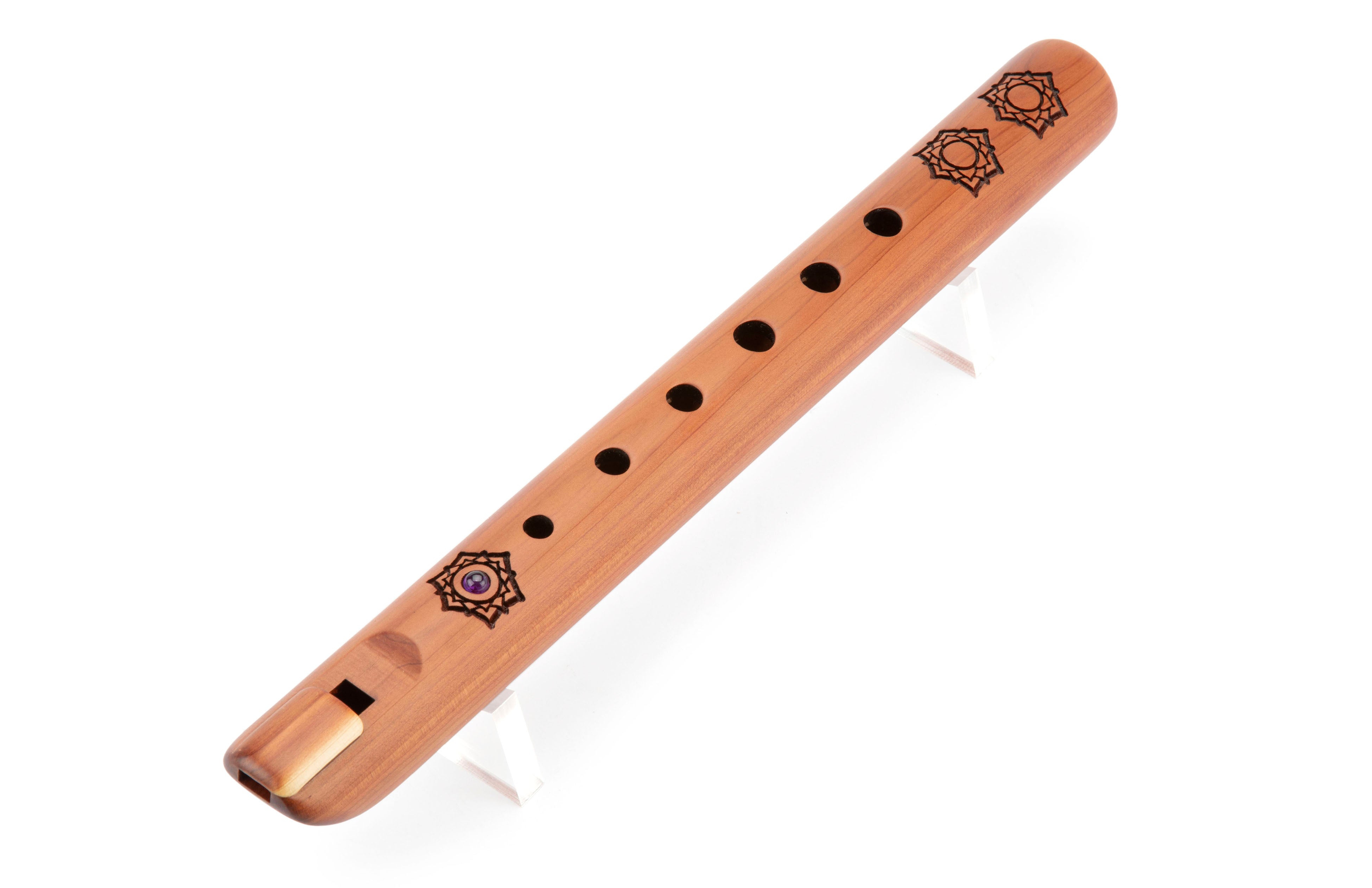Crown Chakra Spirit Flute - chave de alta B 