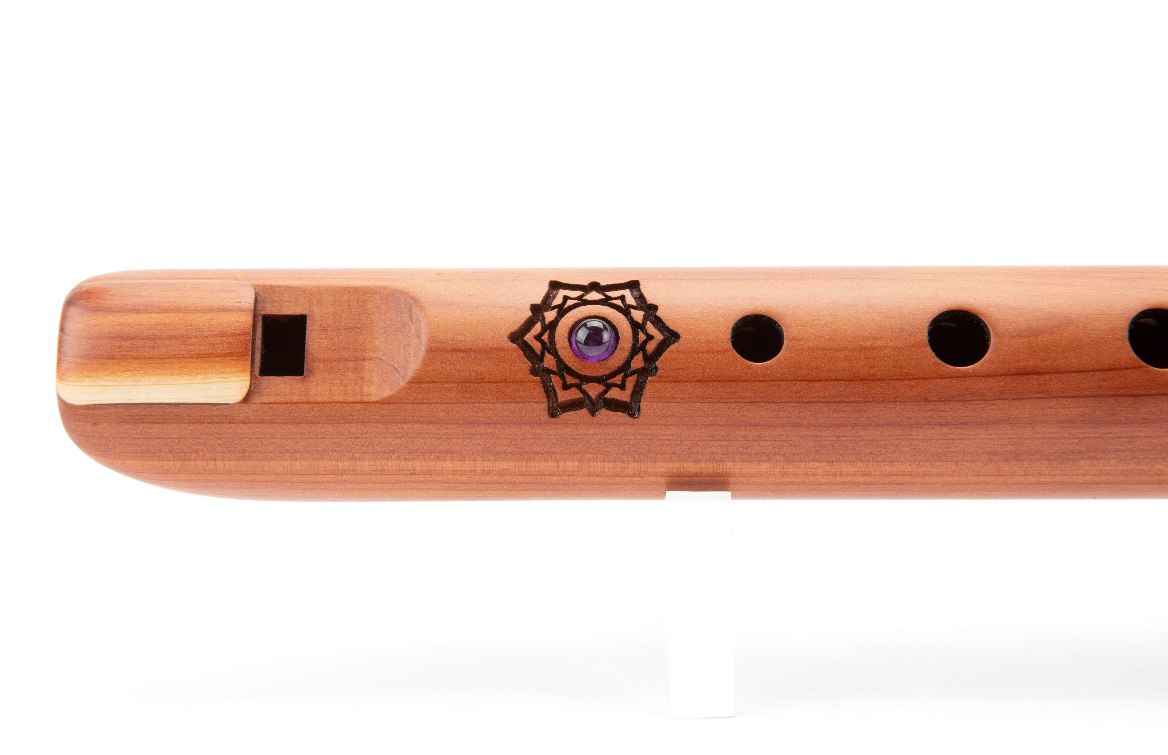 Crown Chakra Spirit Flute - tonalité de si aigu 