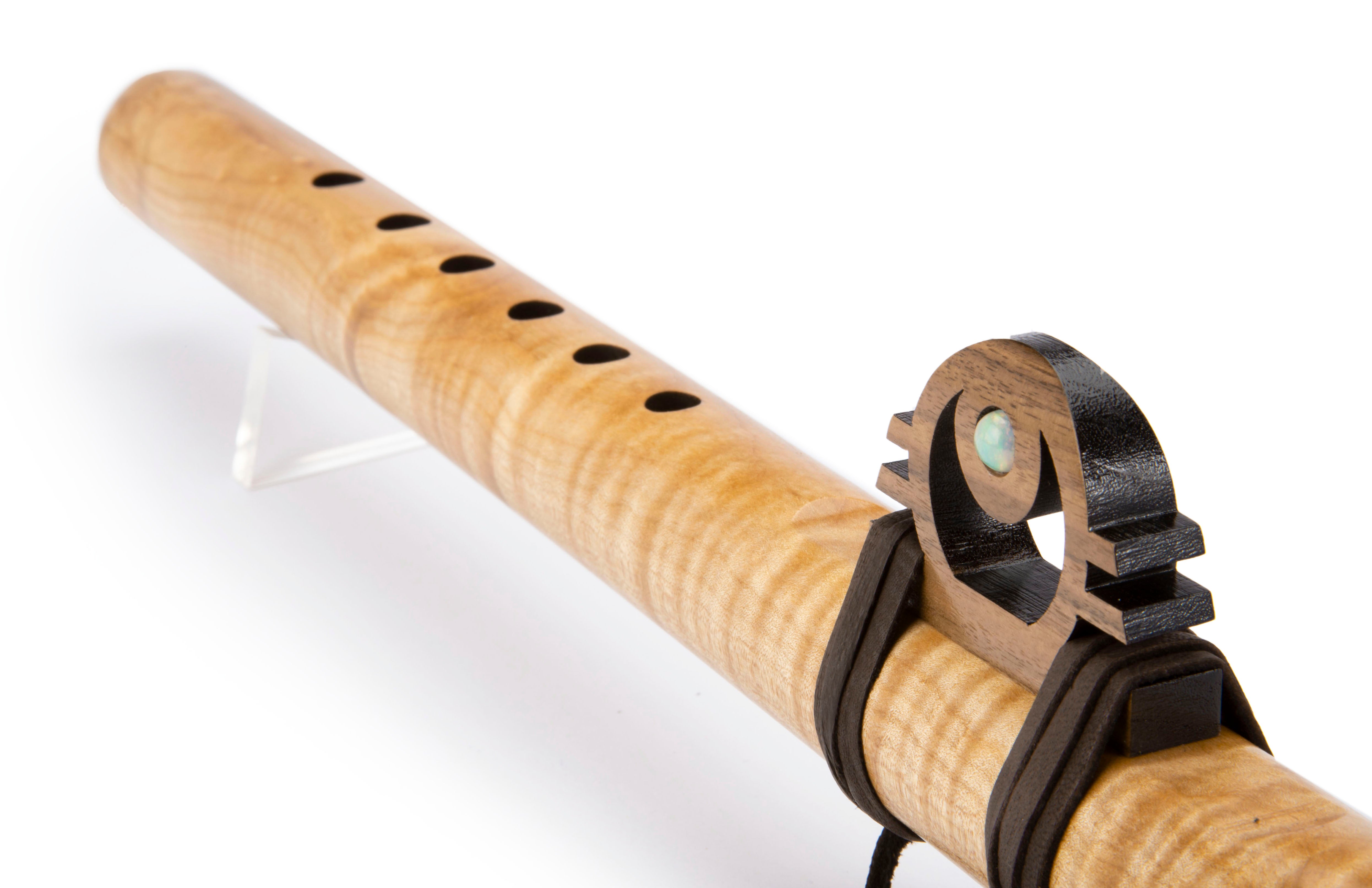 Signature Lunar Flute - A - Quilted Maple (all sales final)