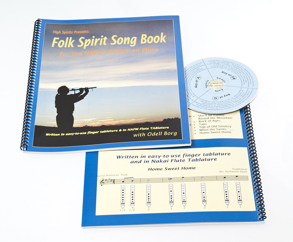 Folk Spirit - Livro de Canções de Flauta Digital Nativo
